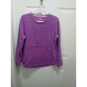 Tek Gear women’s purple long sleeve sweater.  Size M. B49